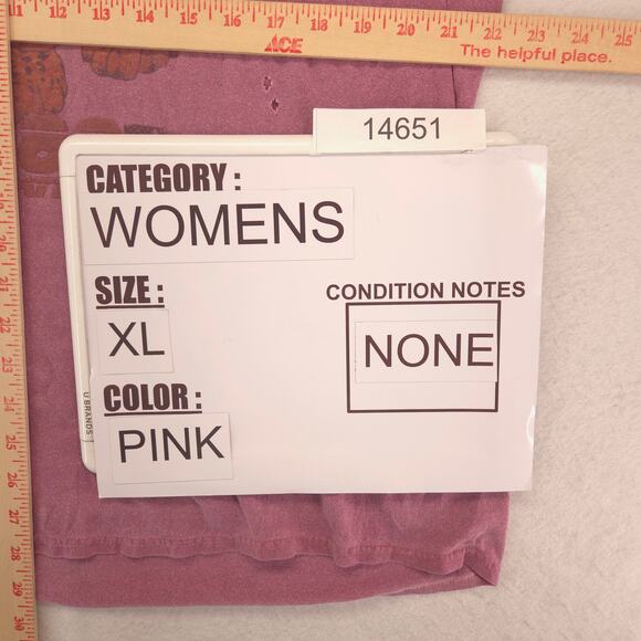 Def Leppard Band Graphic Short Sleeve T Shirt Womens Size Extra Large XL Pink - Picture 8 of 9